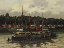 Bayside Harbor I-Furtesen-Stretched Canvas