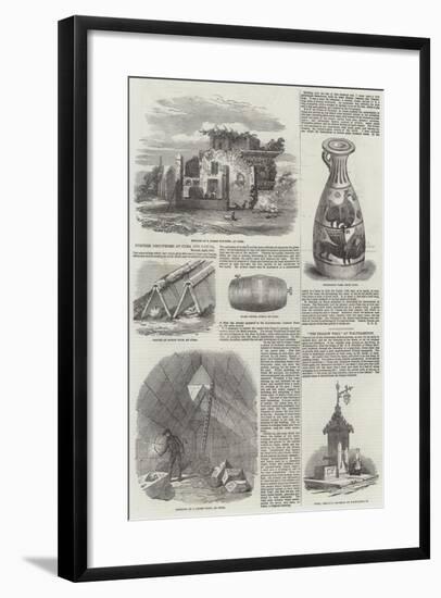 Further Discoveries at Cuma and Canosa-null-Framed Giclee Print