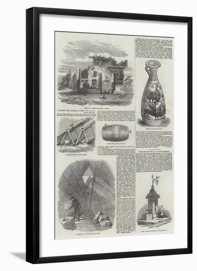 Further Discoveries at Cuma and Canosa-null-Framed Giclee Print