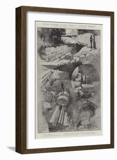 Further Discoveries of Roman Remains at Castlecary, Dumbarton-Henry Charles Seppings Wright-Framed Giclee Print