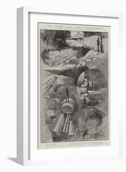 Further Discoveries of Roman Remains at Castlecary, Dumbarton-Henry Charles Seppings Wright-Framed Giclee Print