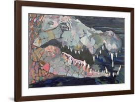 Further Down the River - the Crocodile, 1982-Peter Wilson-Framed Giclee Print