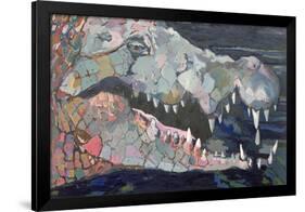 Further Down the River - the Crocodile, 1982-Peter Wilson-Framed Giclee Print