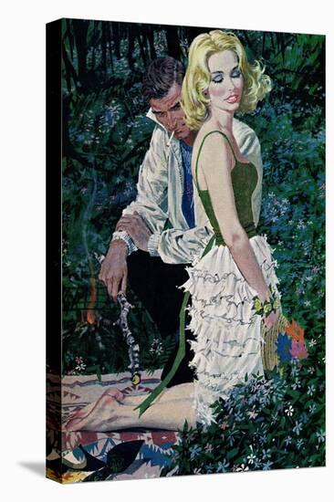 Furtive Affair - Saturday Evening Post "Leading Ladies", May 7, 1960 pg.30-Robert Mcginnis-Stretched Canvas