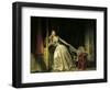 Furtive Kiss-Jean-Honoré Fragonard-Framed Art Print