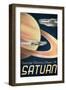Furture Saturn, Visit the Historic Rings of Saturn-Lynx Art Collection-Framed Art Print