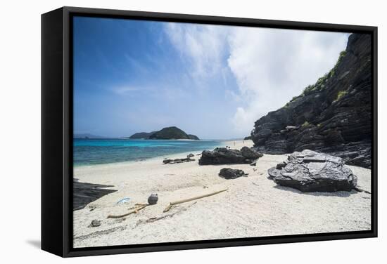 Furuzamami Beach, Zamami Island, Kerama Islands, Okinawa, Japan, Asia-Michael Runkel-Framed Stretched Canvas