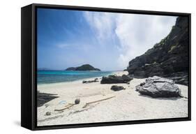 Furuzamami Beach, Zamami Island, Kerama Islands, Okinawa, Japan, Asia-Michael Runkel-Framed Stretched Canvas