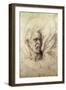 Fury, 1510-Michelangelo Buonarroti-Framed Giclee Print