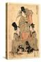 Furyu Onna Shikisanba-Utagawa Toyokuni-Stretched Canvas