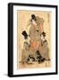 Furyu Onna Shikisanba-Utagawa Toyokuni-Framed Giclee Print