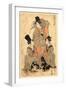 Furyu Onna Shikisanba-Utagawa Toyokuni-Framed Giclee Print