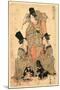 Furyu Onna Shikisanba-Utagawa Toyokuni-Mounted Giclee Print