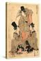 Furyu Onna Shikisanba-Utagawa Toyokuni-Stretched Canvas