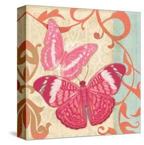Fuschia Butterfly I-Alan Hopfensperger-Stretched Canvas