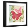 Fuschia Butterfly II-Alan Hopfensperger-Framed Art Print