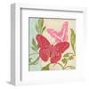 Fuschia Butterfly II-Alan Hopfensperger-Framed Art Print