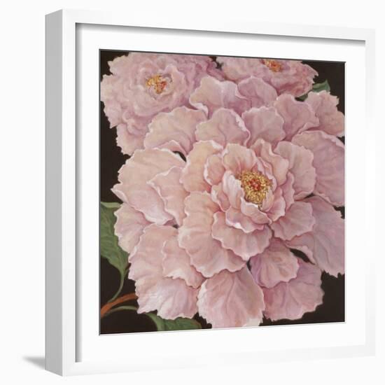 Fuschia Peonies-Janet Kruskamp-Framed Premium Giclee Print