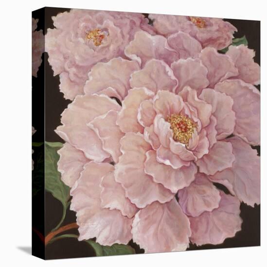 Fuschia Peonies-Janet Kruskamp-Stretched Canvas