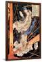 Fusehime Saving Inue Shimbyoe Masahi from a Thunderboit-Kuniyoshi Utagawa-Framed Giclee Print