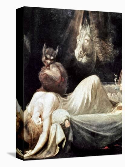 Fuseli: Nightmare, 1781-Henry Fuseli-Stretched Canvas