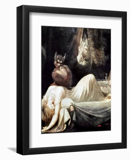 Fuseli: Nightmare, 1781-Henry Fuseli-Framed Giclee Print