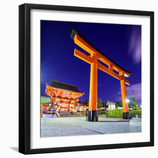 Fushimi Inari Taisha Shrine in Kyoto, Japan.-SeanPavonePhoto-Framed Photographic Print