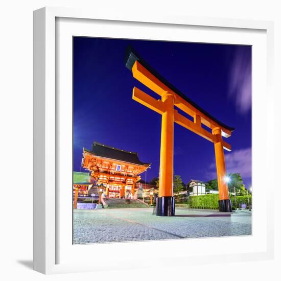 Fushimi Inari Taisha Shrine in Kyoto, Japan.-SeanPavonePhoto-Framed Photographic Print