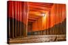 Fushimi Inari Taisha Shrine Torii Gates in Kyoto, Japan.-SeanPavonePhoto-Stretched Canvas