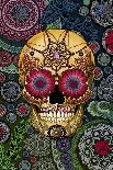 Sugar Skull Caribbean Blue-Fusion Idol Arts-Giclee Print