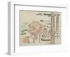 Futakawa, 1799-1802-Katsushika Hokusai-Framed Giclee Print