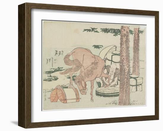 Futakawa, 1799-1802-Katsushika Hokusai-Framed Giclee Print