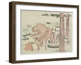 Futakawa, 1799-1802-Katsushika Hokusai-Framed Giclee Print