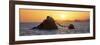 Futamigaura (Wedded Rocks), Meoto Iwa, Ise, Mie Prefecture, Japan-Jan Christopher Becke-Framed Photographic Print