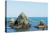 Futaminoura Rocks, Meoto-Iwa (Wedded Rocks), Mie Prefecture, Honshu, Japan, Asia-Christian Kober-Stretched Canvas