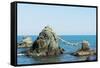 Futaminoura Rocks, Meoto-Iwa (Wedded Rocks), Mie Prefecture, Honshu, Japan, Asia-Christian Kober-Framed Stretched Canvas