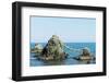 Futaminoura Rocks, Meoto-Iwa (Wedded Rocks), Mie Prefecture, Honshu, Japan, Asia-Christian Kober-Framed Photographic Print