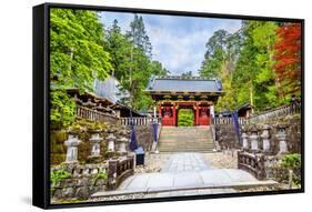 Futarasan Shrine, a UNESCO World Heritage Site in Nikko, Japan-Leonid Andronov-Framed Stretched Canvas