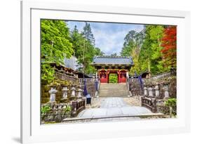 Futarasan Shrine, a UNESCO World Heritage Site in Nikko, Japan-Leonid Andronov-Framed Photographic Print