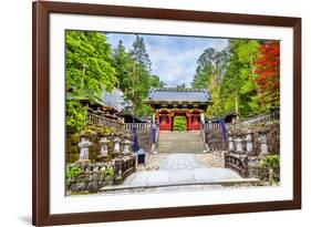 Futarasan Shrine, a UNESCO World Heritage Site in Nikko, Japan-Leonid Andronov-Framed Photographic Print