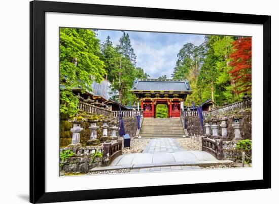 Futarasan Shrine, a UNESCO World Heritage Site in Nikko, Japan-Leonid Andronov-Framed Photographic Print