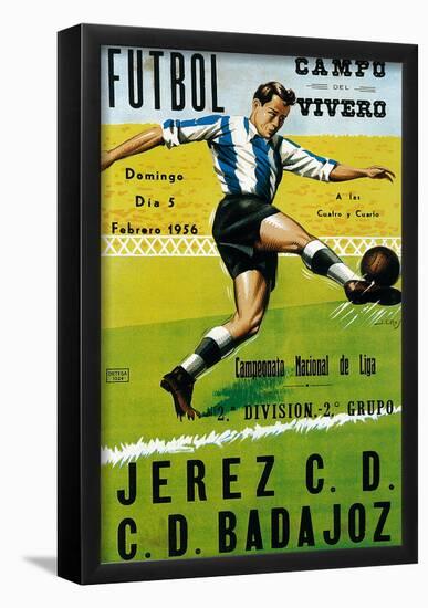 Futbol Promotion - Campo Del Vivero-null-Framed Poster