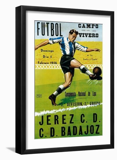 Futbol Promotion - Campo Del Vivero-Lantern Press-Framed Art Print