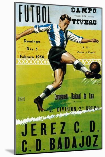 Futbol Promotion - Campo Del Vivero-Lantern Press-Mounted Art Print