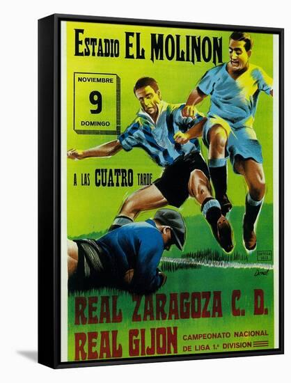 Futbol Promotion - Estadio El Molinon-Lantern Press-Framed Stretched Canvas