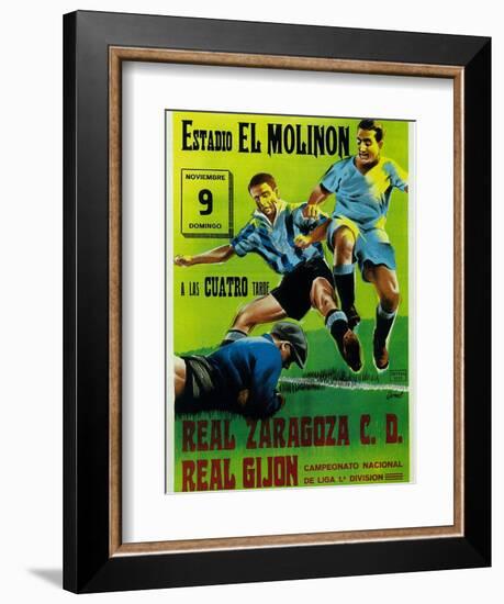 Futbol Promotion - Estadio El Molinon-Lantern Press-Framed Art Print