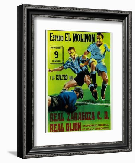 Futbol Promotion - Estadio El Molinon-Lantern Press-Framed Art Print