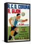 Futbol Promotion-Lantern Press-Framed Stretched Canvas