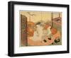 Futon No Naka No Yujo to Kyaku-Suzuki Harunobu-Framed Giclee Print