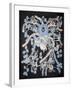 Futonji Bedspread with Motifs of Phoenix-null-Framed Giclee Print